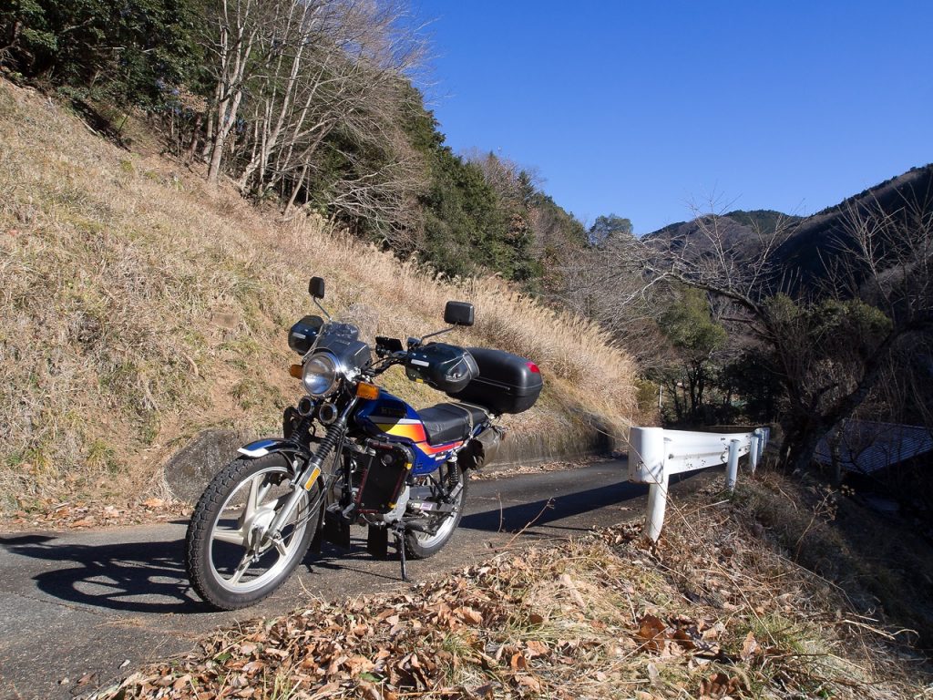 年末ツーリング2024_佐野川の山道